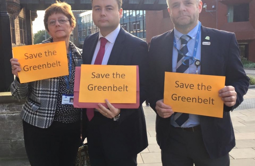 Councillors Peter Male, Julia Lepoidevin and Gary Ridley