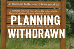 Planning Withdrawn to build houses on Jubilee Wood Fields 
