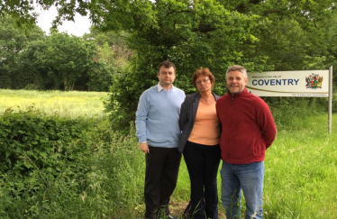 Councillors on Broad Lane
