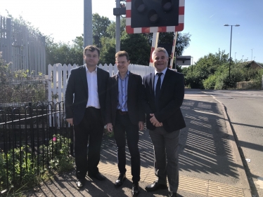 Cllr Gary Ridley, Andy Street, Cllr Peter Male