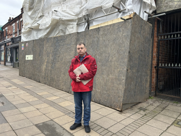 Cllr Gary Ridley on Earlsdon Street