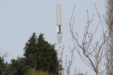 Mobile phone mast stock image